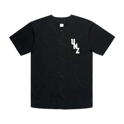 Patch Whangarei Baseball Jersey (Black and White)