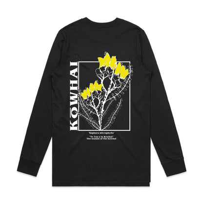 Kowhai Long Sleeve (Black, White and Kowhai Yellow)