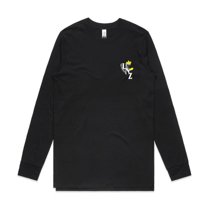 Kowhai Long Sleeve (Black, White and Kowhai Yellow)